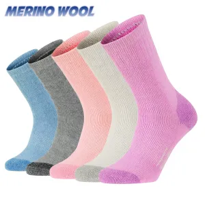 Women's Winter Warm Colorful Socks - 4 Pairs