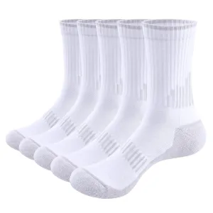 Women's sports training socks Men's mid-calf socks - 5 pairs