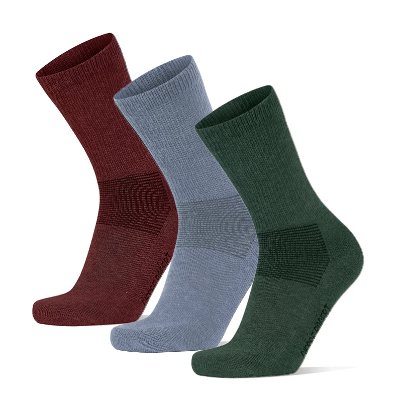 Men's and women's winter warm socks cushioning mid-tube socks - 3 Pairs