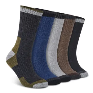 5-Pack Men's Mid-Cut Dress Socks