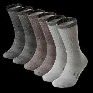 Mens Grey Hiking Socks Winter Boot Socks