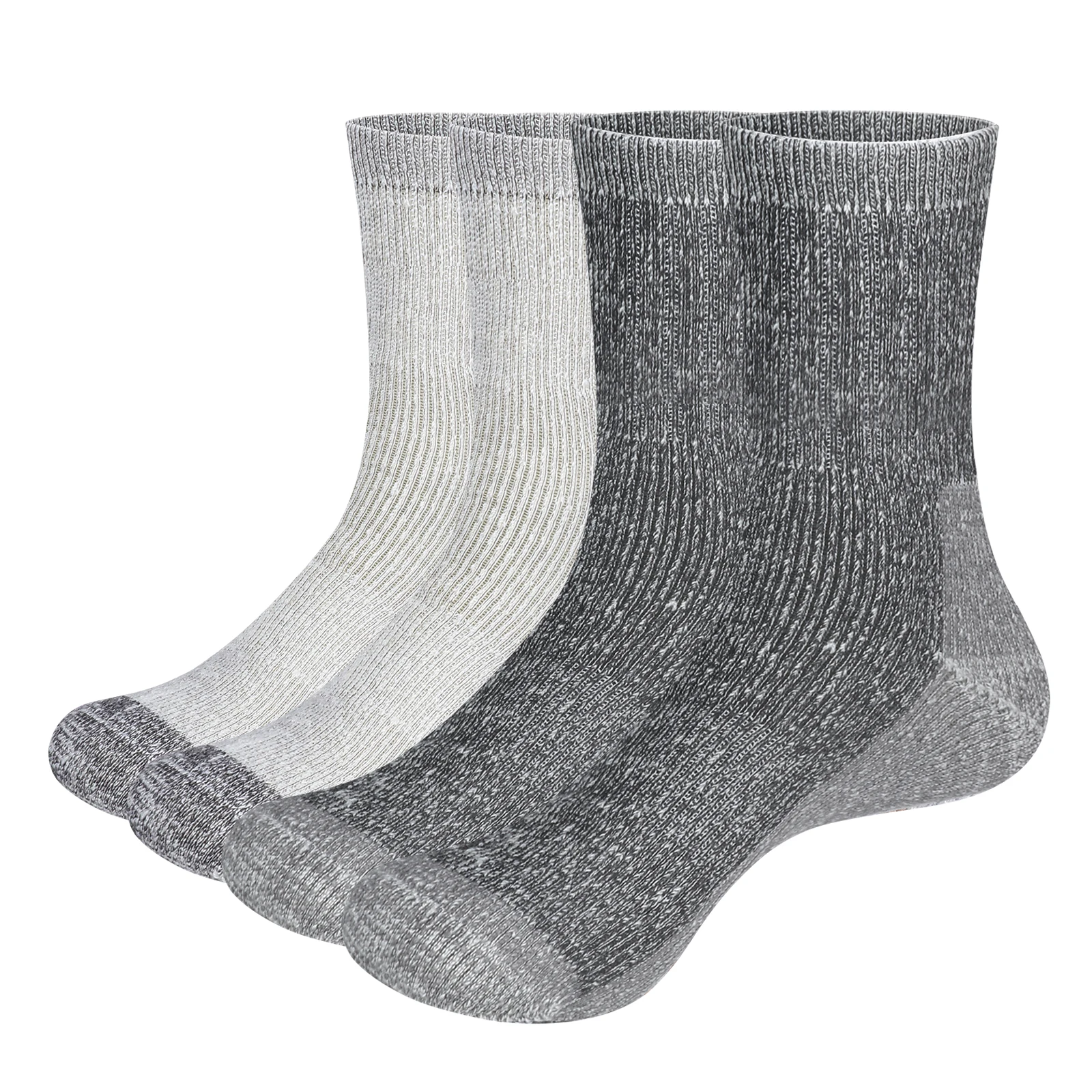 2-Pack Men's Thick Merino Wool Socks